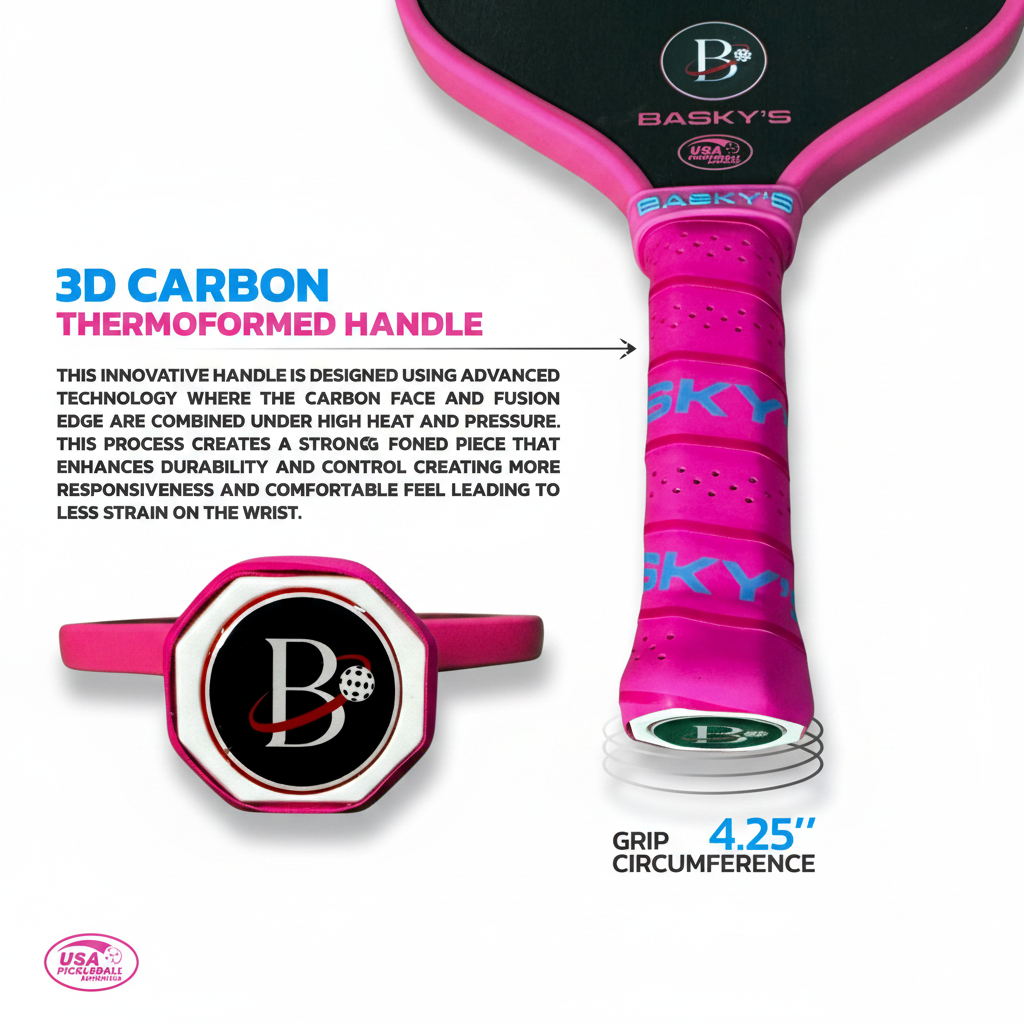 Carbon Fiber Pickleball Paddle - 14mm Prisoner Paddle | USAPA Approved