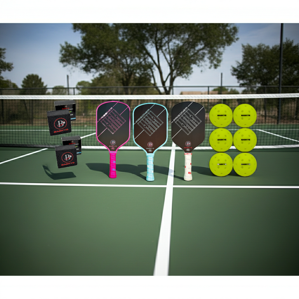 Pickleball Set for Couples - Complete Beginner Package with 2 Paddles, Balls & Training Videos