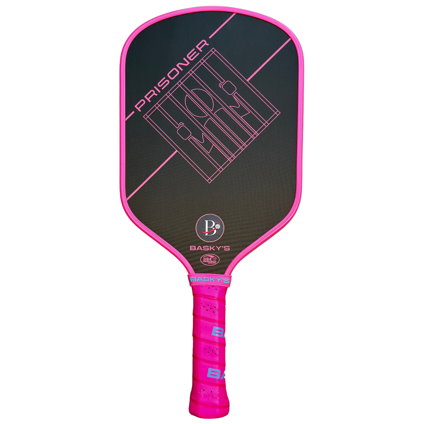 Carbon Fiber Pickleball Paddle - 14mm Prisoner Paddle | USAPA Approved