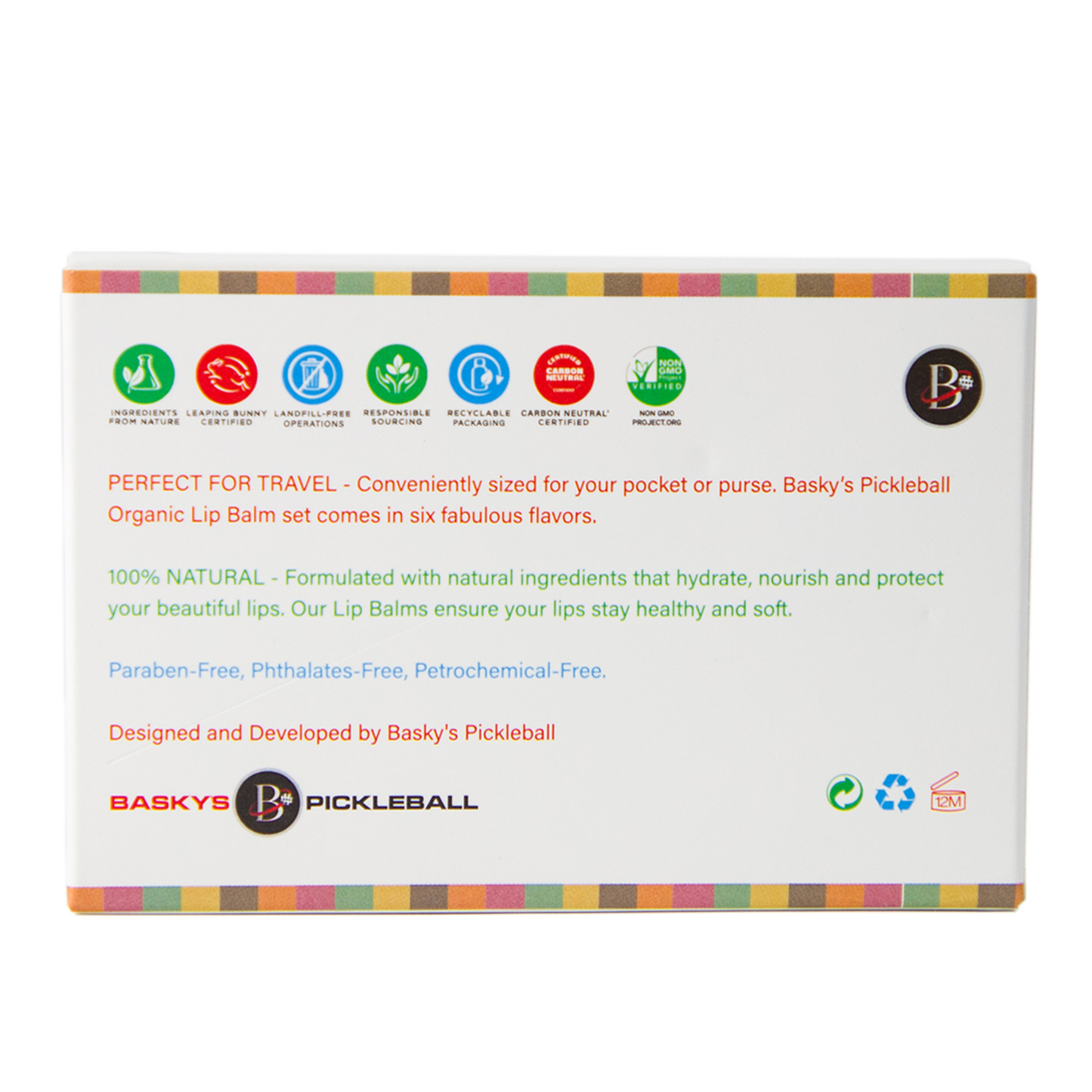 Basky's Pickleball Lip Balm Set - 1 PACK