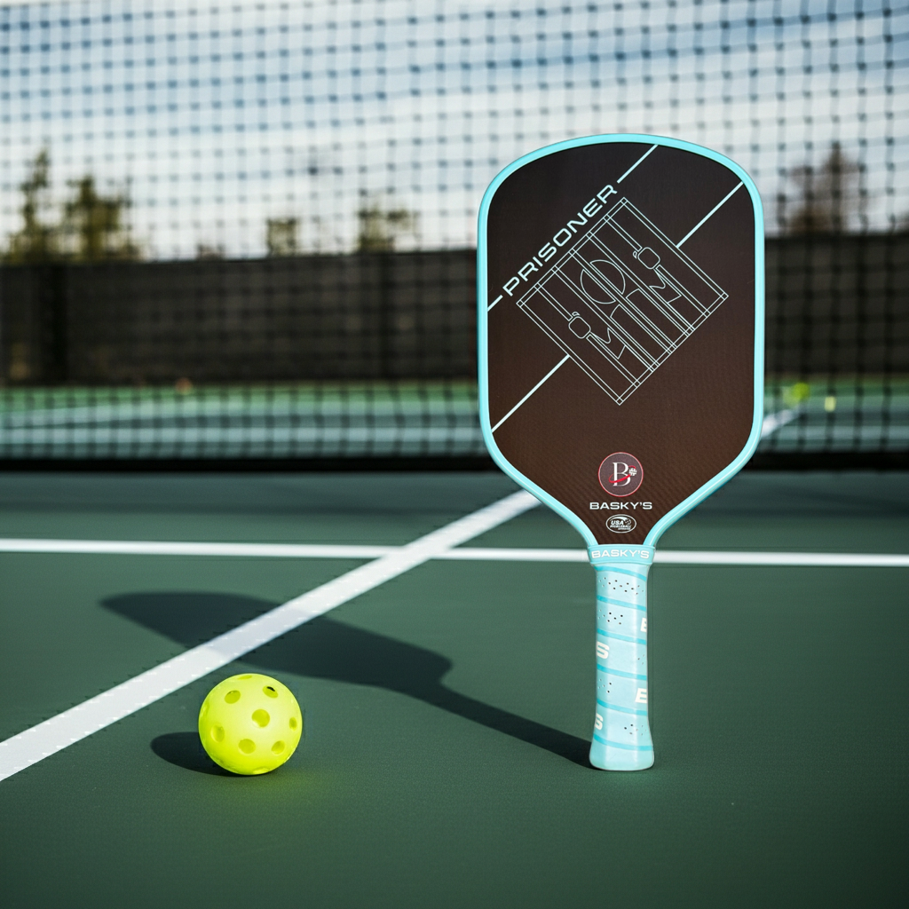 Carbon Fiber Pickleball Paddle - 14mm Prisoner Paddle | USAPA Approved