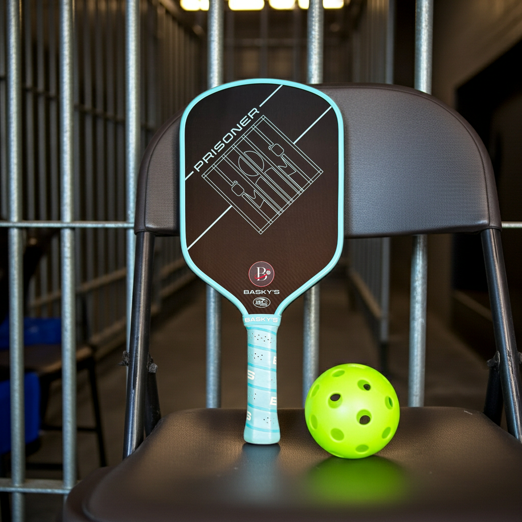 Carbon Fiber Pickleball Paddle - 14mm Prisoner Paddle | USAPA Approved